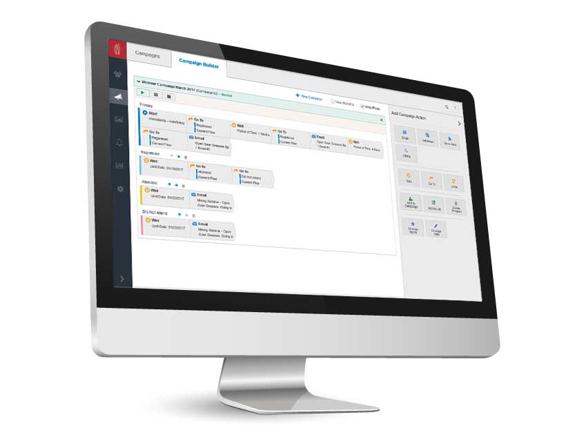 screenshot of eTrigue DemandCenter